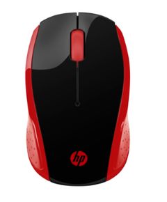 Mouse HP Wireless 200 (2HU84AA) Red