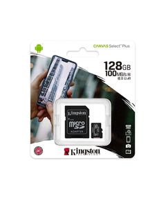 ფლეშ მეხსიერება Kingston 128GB Canvas Select Plus With Adapter (SDCS2/128GB)  - Primestore.ge
