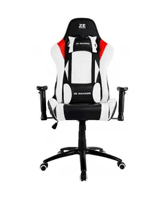 სათამაშო სავარძელი 2E 2E-GC-BUS-WT Gaming Chair Bushido White/Black - Primestore.ge