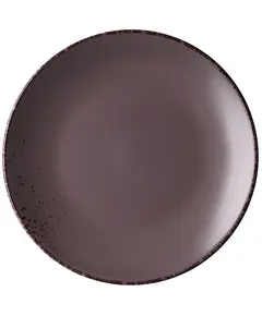 თეფში Ardesto AR2926GMC Dinner Plate Lucca, 26 cm, Ceramics Grey Brown  - Primestore.ge