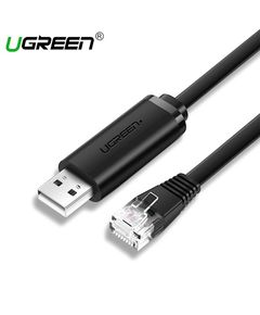 USB LAN cable UGREEN CM204 (50773) USB to RJ45 Console RS232 Cable Serial Adapter for Router 1.5m USB RJ 45 8P8C Console Converter USB Cable