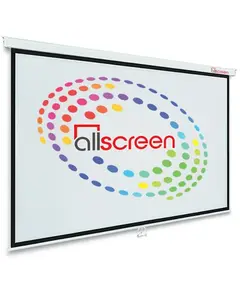პროექტორის ეკრანი ALLSCREEN MANUAL PROJECTION SCREEN 213X169CM 16:9 HD FABRIC CWP-213169 Diagonal 107 inch / 271 CM  - Primestore.ge