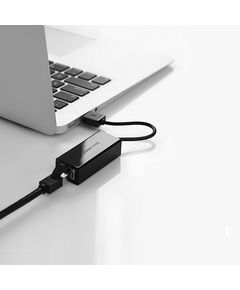 ლან ადაპტერი UGREEN EA20254 (20254) USB to LAN 10/100Mbps Ethernet Adapter (Black)  - Primestore.ge