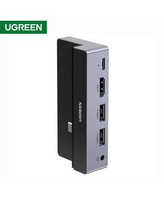 Adapter UGREEN CM317 (70688) 5-in-1 Type-C 2 x USB A + HDMI + USB C 100W PD + 3.5mm Audio Port for iPad
