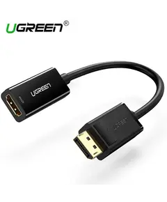 ადაპტერი UGREEN MM137 (40363) DisplayPort to HDMI Female Converter 4K*2K 25cm (Black)  - Primestore.ge