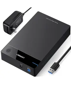მყარი დისკის ქეისი UGREEN US222 (50422) USB 3.5 Inch HDD Enclosure SSD SATA USB 3.0 power Adapter  - Primestore.ge