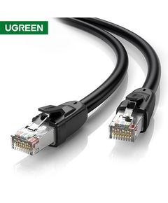 ქსელის კაბელი UGREEN NW121 (80787) Pure Copper Patch Cord Cat8 RJ45 Ethernet Cable 0.5M (Black)  - Primestore.ge