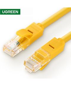 UTP LAN კაბელი UGREEN NW103 (11233) Cat5e Patch Cord UTP Lan Cable 5m (Yellow)  - Primestore.ge