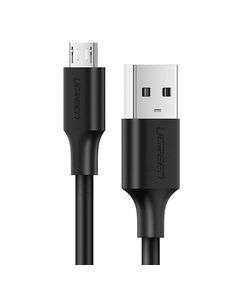 USB კაბელი UGREEN (60138) USB to Micro USB Cable Nickel Plating 2m (Black)  - Primestore.ge