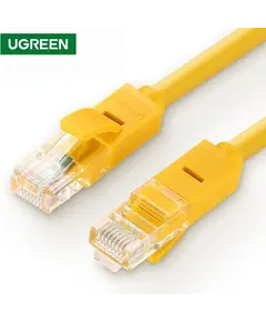 UTP LAN კაბელი UGREEN NW103 (11230) Cat5e Patch Cord UTP Lan Cable 1m (Yellow)  - Primestore.ge