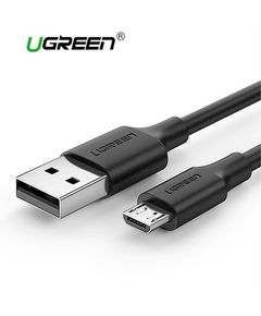 USB cable UGREEN US289 (60136) 2.0 A to Micro USB Cable Nickel Plating 1m (Black)