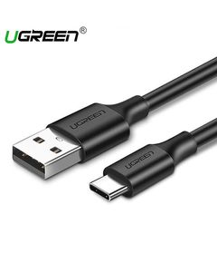 დამტენი USB UGREEN US287 (60116) USB 2.0 A to Type C Cable Nickel Plating 1m (Black)  - Primestore.ge