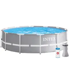 კარკასული აუზი INTEX 26720 (კატრიჯული  ფილტრით )  - Primestore.ge