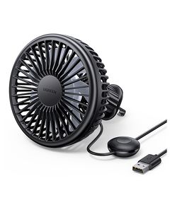 Primestore.ge - მანქანის ვენტილატორი UGREEN LP436 (10421) Air Vent Car Electric Fan, Black