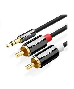 Audio cable UGREEN 3.5mm Male to 2RCA Male Cable¶1.5m (Black)