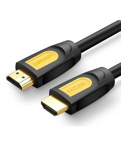HDMI Cable UGREEN HD101 (10129) Round HDMI Cable 2m (Yellow / Black)