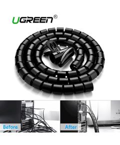 კაბელ მენეჯმენტი UGREEN LP121 (30819) Protection Tube DIA 25mm 3m (Black),LP121  - Primestore.ge