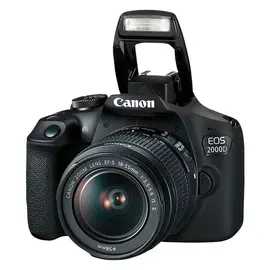 ფოტოაპარატი Canon EOS 2000D EF-S 18-55 IS II KIT Black  - Primestore.ge