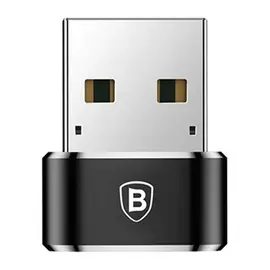 USB Adapter Baseus USB Male To Type-C Female Adapter Converter CAAOTG-01