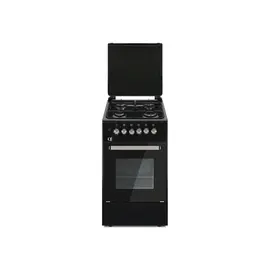 გაზქურა Oz OE 5040 BL OSE50X50B4 Coocker, 4Gas, Oven-Electric, 50x50x85, Black, Top metal  - Primestore.ge