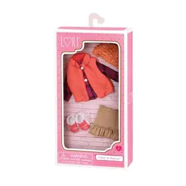 Doll Clothes LORI 6" DOLL PUFFER VEST OUTFIT