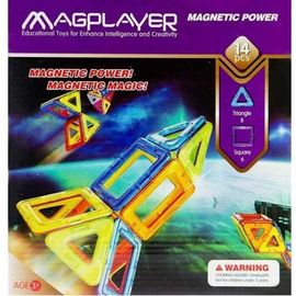 კონსტრუქტორი Magplayer Designer magnetic set 14 e. MPB-14  - Primestore.ge