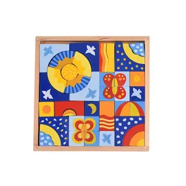 ასაწყობი ფაზლი goki Designer wooden Butterflies 58646G  - Primestore.ge