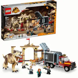 ლეგო LEGO Jurassic World T. rex & Atrociraptor Dinosaur Breakout  - Primestore.ge