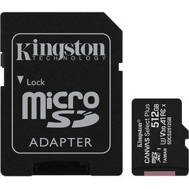 მეხსიერების ბარათი Kingston 512GB microSDXC Canvas Select Plus 100R A1 C10 Card  - Primestore.ge