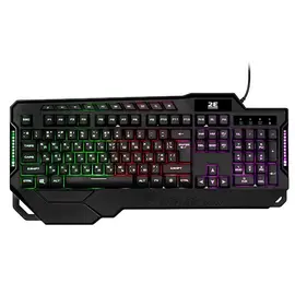 Keyboard 2E GAMING Keyboard KG340 LED USB Black Ukr