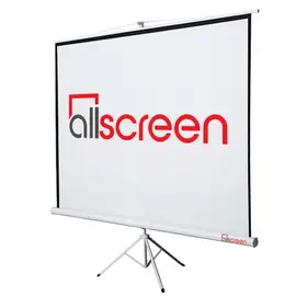 პროექტორის ეკრანი  სადგამით ALLSCREEN TRIPOD PROJECTION SCREEN 160X160CM HD FABRIC 89 inch CTP-6363  - Primestore.ge