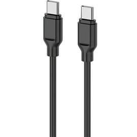 Cable 2E Cable USB-C - USB-C Glow 60W 1m Black