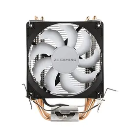 ქულერი 2E GAMING CPU cooling system AIR COOL (AC90D4) OEM,775,115X,1366,1200,1700, FM1,FM2,AM2,AM2+,AM3,AM3+,AM4, 90mm,TDP 130W  - Primestore.ge