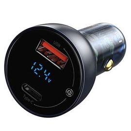 Car charger Baseus Particular Digital Display QC+PPS Dual Quick Charger Car Charger 65W CCKX-C0G
