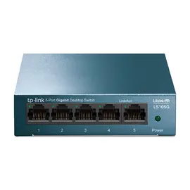 სვიჩი TP-link LS105G 5-Port 10/100/1000Mbps Desktop Network Switch - Primestore.ge