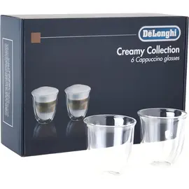 GLASS CUP CONF DLSC301 6BICC-CAPPUCCINO 190ML DL