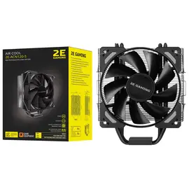ქულერი 2E GAMING CPU cooling system  AIR COOL (ACN120-S) 115X,1200,1366,1700 FM1,FM2,AM2,AM2+,AM3,AM3+,AM4, 120mm,TDP 180W  - Primestore.ge