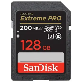 მეხსიერების ბარათი SanDisk 128GB Extreme PRO SD/XC UHS-I Card 200MB/S V30/4K Class 10 SDSDXXD-128G-GN4IN  - Primestore.ge