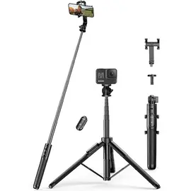 სელფის ჯოხი UGREEN LP586 (15062), Bluetooth, Selfie Stick Tripod, Black  - Primestore.ge