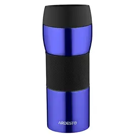 თერმოსი ARDESTO AR2645STB Travel mug Easy travel 450 ml, Silocone, Blue  - Primestore.ge