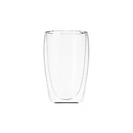 Latte glasses set ARDESTO Double wall borosilicate glass mug set Ardesto, 400 ml, 2 pcs