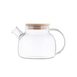 ჩაიდანი ARDESTO Tea pot Ardesto, 1000 ml, borosilicate glass, bamboo  - Primestore.ge