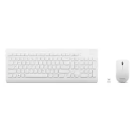 Keyboard and Mouse Lenovo 510 Wireless Combo Keyboard & Mouse White - GX31F38001