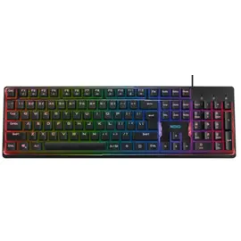 Keyboard NOXO FUSIONLIGHT Rainbow Backlit Gaming Keyboard EN/RU Black