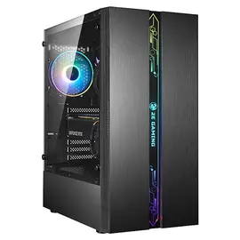 2E GAMING Computer case RUNA (G2107) MidT, 2xUSB2.0, 1xUSB3.0,1x120mm ARGB+ ARGB strip,TG (side panel),without PSU,black