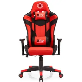სათამაშო სავარძელი Furnee SK8817, Gaming Chair, Black/Red  - Primestore.ge