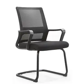 Visitor chair Furnee MS899C, Visitor Chair, Black