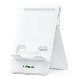 პლანშეტის დამჭერი UGREEN LP406 (30426), Desktop Tablet Stand, White  - Primestore.ge