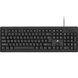 კლავიატურა 2E Keyboard  KS108 USB Black  - Primestore.ge