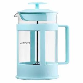 ჩაიდანი ARDESTO French press  Fresh, 800 ml, tiffany blue, plastic, glass - Primestore.ge
